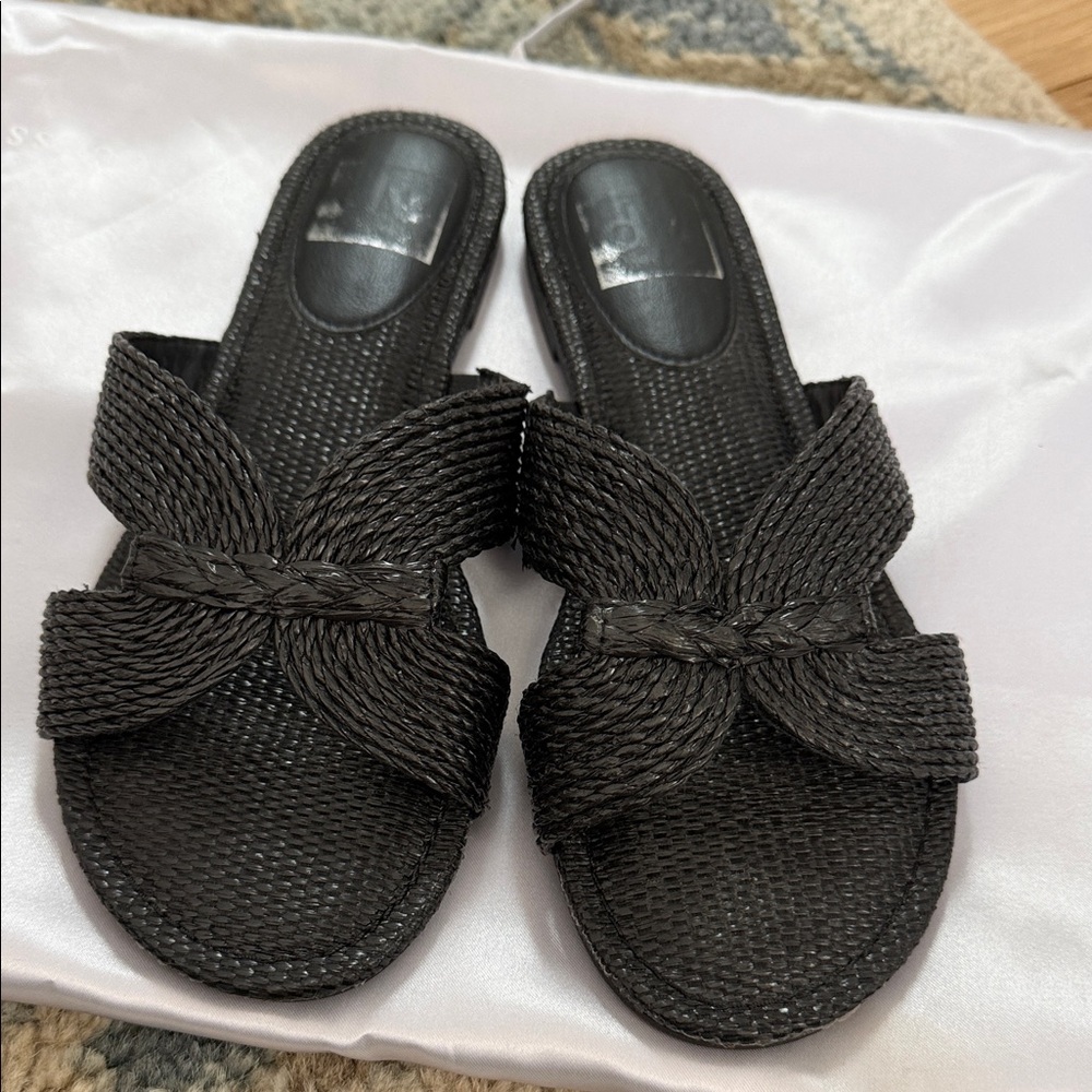 Dolce Vita Rafa Black Women's Slide Sandals